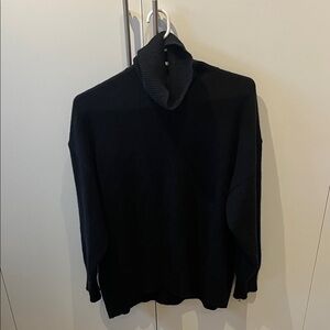 Babaton cashmere Black Turtleneck Sweater
